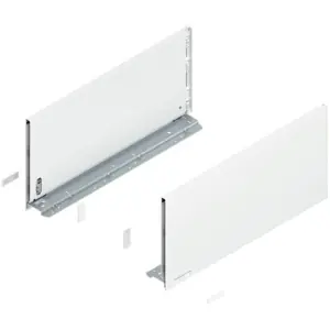 Spedito Oggi Spondina BLUM modello 770 legrabox, altezza F (241 mm), LN 500 mm, destro+sinistro, per legrabox pure bianco seta opaco