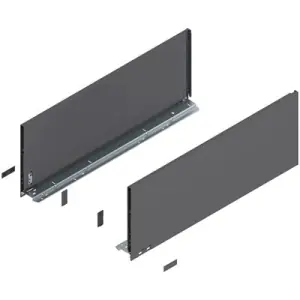 Spondina BLUM modello 770 legrabox, altezza F (241 mm), LN 650 mm, destro+sinistro, per legrabox pure grigio orione opaco Soddisfatti O Rimborsati