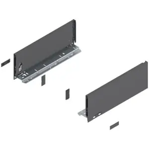 Spondina BLUM modello 770 legrabox, altezza K (128,5 mm), LN 350 mm, destro+sinistro, grigio orione opaco Compra Adesso