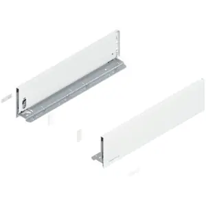 Soddisfatti O Rimborsati Spondina BLUM modello 770 legrabox, altezza K (128,5 mm), LN 500 mm, destro+sinistro, bianco seta opaco