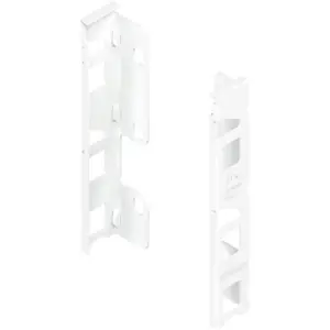 Prezzo Di Fabbrica Supporti BLUM modello ZB7 Legrabox per schienale in legno, altezza K (144 mm), destro+sinistro, bianco seta opaco