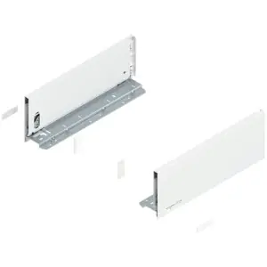 Prezzo Conveniente Spondina BLUM modello 770 legrabox, altezza K (128,5 mm), LN 350 mm, destro+sinistro, bianco seta opaco