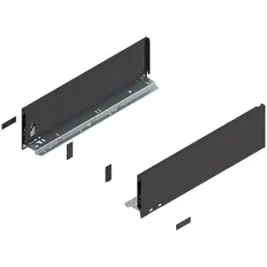 Spondina BLUM modello 770 legrabox, altezza K (128,5 mm), LN 450 mm, destro+sinistro, nero terra opaco Pagamento Sicuro