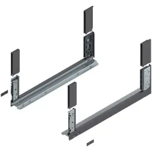 Spondina BLUM modello 780 legrabox free, altezza C (177 mm), LN 600 mm, destro+sinistro, per legrabox free grigio orione opaco A Buon Prezzo