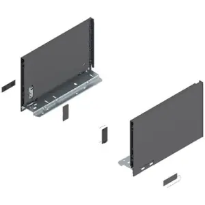 Compra Online Spondina BLUM modello 770 legrabox, altezza C (177 mm), LN 270 mm, destro+sinistro, per legrabox pure grigio orione opaco