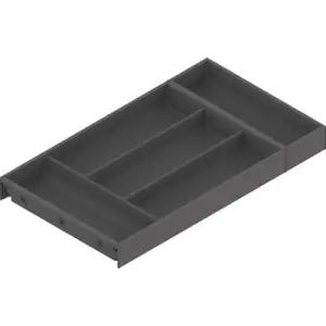Offerta Lampo Portaposate BLUM modello AMBIA-LINE kit per cassetto legrabox, plastica/acciaio, 5 scomparti portaposate, LN 550 mm, larghezza 300 mm grigio orione opaco