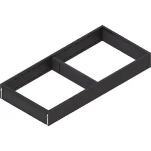 Telaio BLUM modello AMBIA-LINE per cassetto legrabox, acciaio, LN 450 mm, larghezza 200 mm nero terra opaco Novità