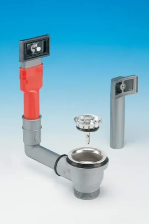 Bestseller Mini-Korbablauf für Küchenspülen aus Edelstahl mit rechteckigem Überlaufloch Ø 60 mm LIRA 1754.002