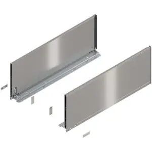 Spondina BLUM modello 770 legrabox, altezza F (241 mm), LN 650 mm, destro+sinistro, per legrabox pure inox spazzolato verniciato Quantità Limitata