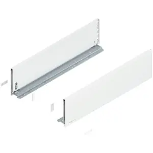 Spondina BLUM modello 770 legrabox, altezza C (177 mm), LN 650 mm, destro+sinistro, per legrabox pure bianco seta opaco Economico