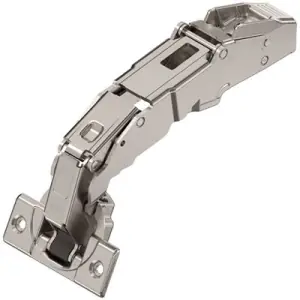 Clip top cerniera BLUM modello 71T7 ad grande angolo di apertura 155?, battuta mediana, fondello da avvitare, nichelato Prezzo Scontato