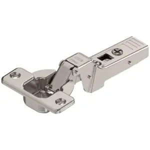 Clip top cerniera BLUM modello 71T9 per ante con profilati 95?, battuta con mediana, fondello da avvitare, nichelato Pagamento Sicuro