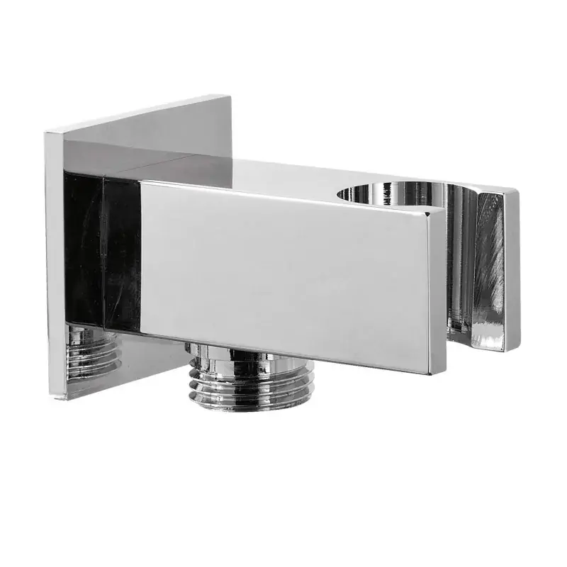 Brauseanschlussbogen mit integriertem Brausehalter Damast Simi 11996 Acquista Ora