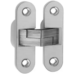 Cerniera invisibile regolabile CEAM modello 2010 per porta interna in acciaio finitura inox Reso Gratuito