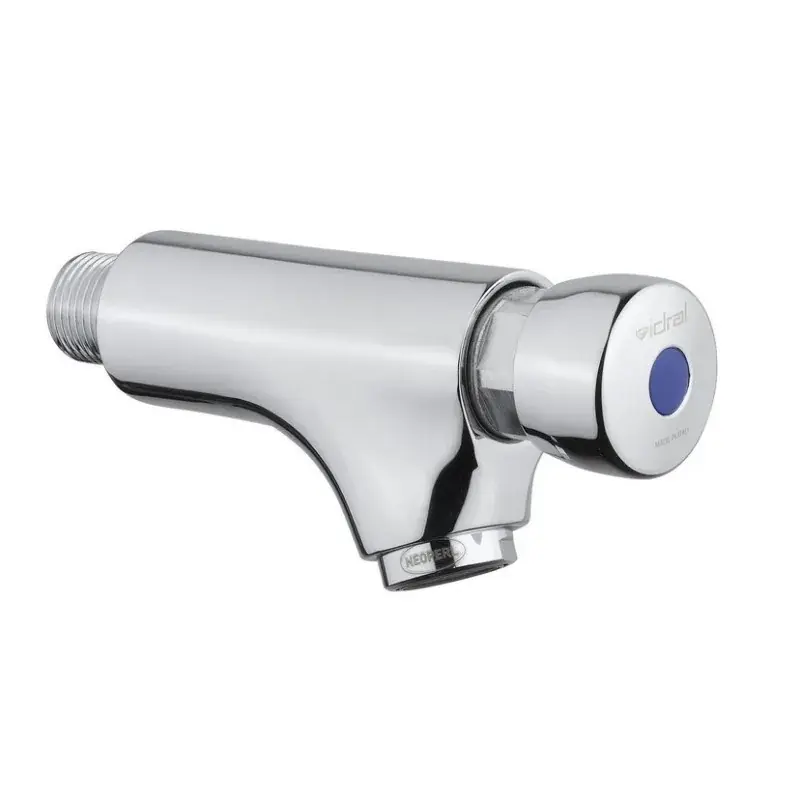 Wandmontierter zeitgesteuerter Waschtischhahn mit Druckknopf Idral Classic 08000/E Spedizione Espresso