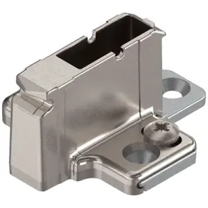 Clip piastrina BLUM modello 175H di premontaggio, a croce, 18 mm, zinco, da avvitare, in due pezzi, nichelato Promozione Esclusiva