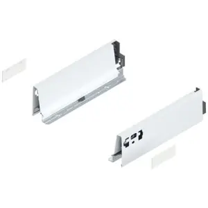 Promozione Spondina BLUM modello 378 tandembox, altezza M (83 mm), LN 270 mm, destro+sinistro, per tandembox intivo/antaro bianco seta