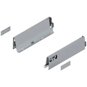 Must-Have Spondina BLUM modello 378 tandembox, altezza M (83 mm), LN 300 mm, destro+sinistro, per tandembox intivo/antaro R9006 grigio metallizzato