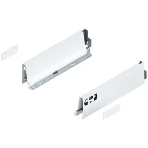 Promozione Spondina BLUM modello 378 tandembox, altezza M (83 mm), LN 300 mm, destro+sinistro, per tandembox intivo/antaro bianco seta