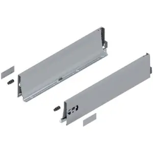 Offerta Speciale Spondina BLUM modello 378 tandembox, altezza K (115 mm), LN 500 mm, destro+sinistro, per tandembox antaro R9006 grigio metallizato