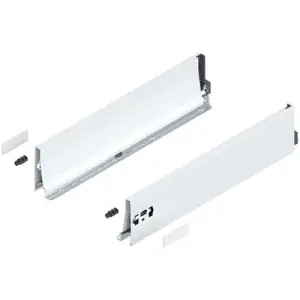 Spondina BLUM modello 378 tandembox, altezza K (115 mm), LN 500 mm, destro+sinistro, per tandembox antaro bianco seta Popolare