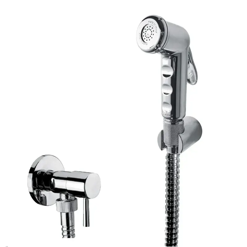 Duschset für Toilette in Chromfarbe Damast 14176 Non Perdere