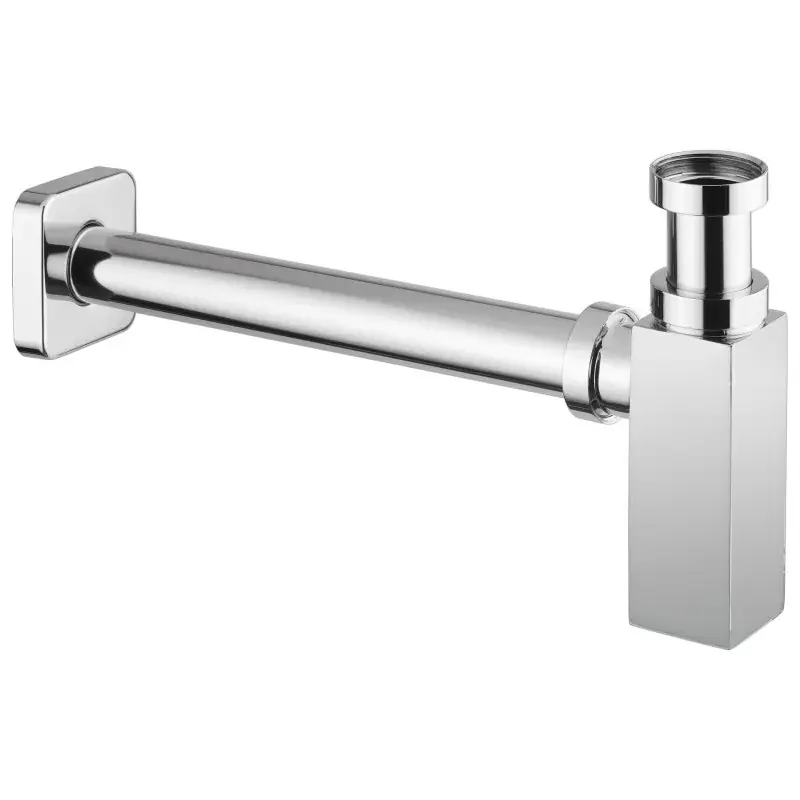 Siphon unter der Spüle im quadratischen Metallmodell Tecom SIFQZ Must-Have