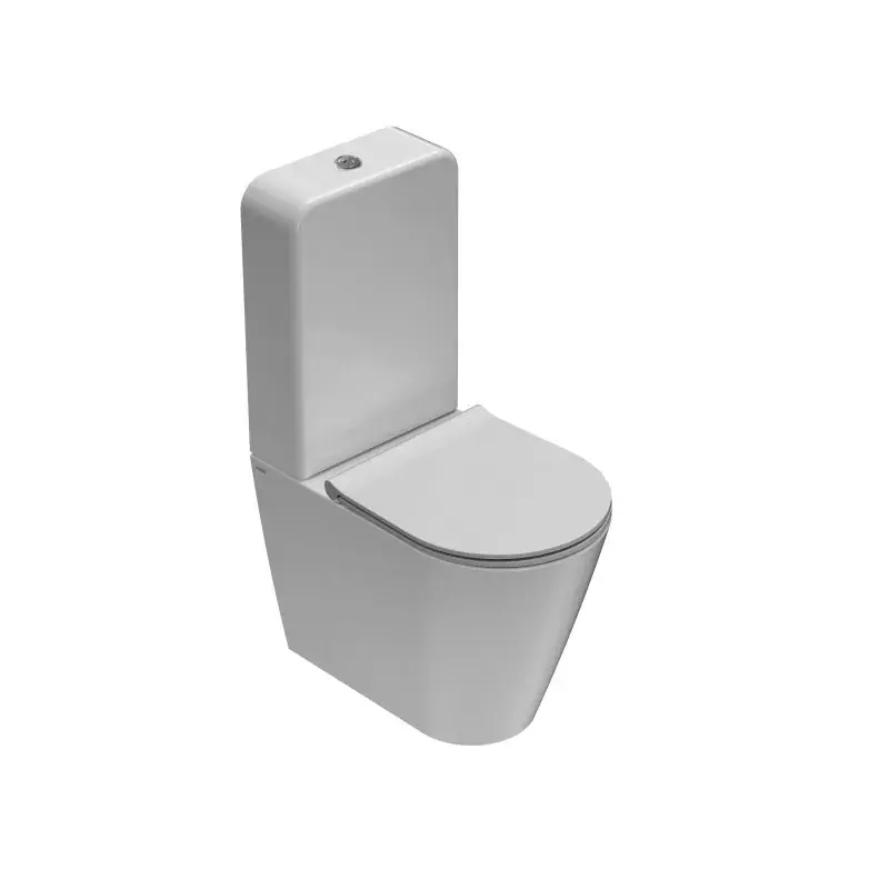 Monoblock-Keramik-WC für die Installation an der Wand 58.36 Globo Forty3 FO003BI Più Venduto