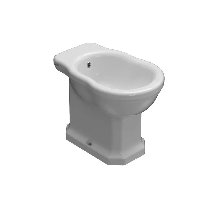 Zurück zur Wand Keramik Bidet, Wandmontage Abstand Installation drei Löcher 57.37 Globo Paestum PA060BI Consegna Rapida