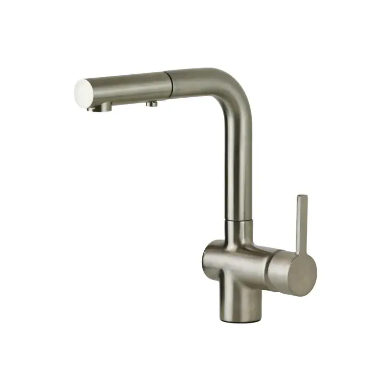 Subito Disponibile Küchenmixer mit ausziehbarer Dusche in gebürstetem Stahl Gattoni Pesci PC0405.NS
