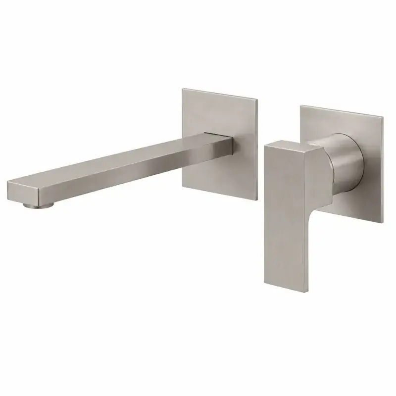 Wandwaschbecken aus gebürstetem Stahl Gattoni SQUARE 2537/25NS Bestseller