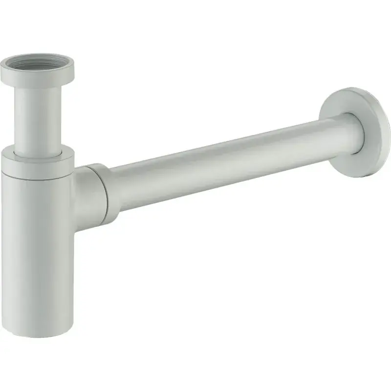 Siphon für Waschbecken, Standardmodell, rund, mattweiße Farbe Damast 18221 Promozione Esclusiva