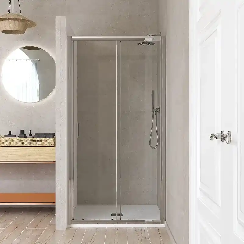 Schiebetür 110 cm transparentes Glas Ercos Gold BBGOLTPS11 Economico