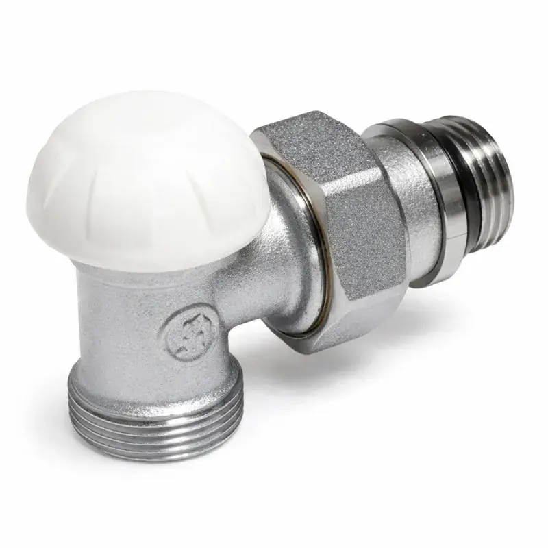 Detentor Eckform mit Adapteranschluss, verchromt selbstdichtend Giacomini R29TG Offerta Speciale