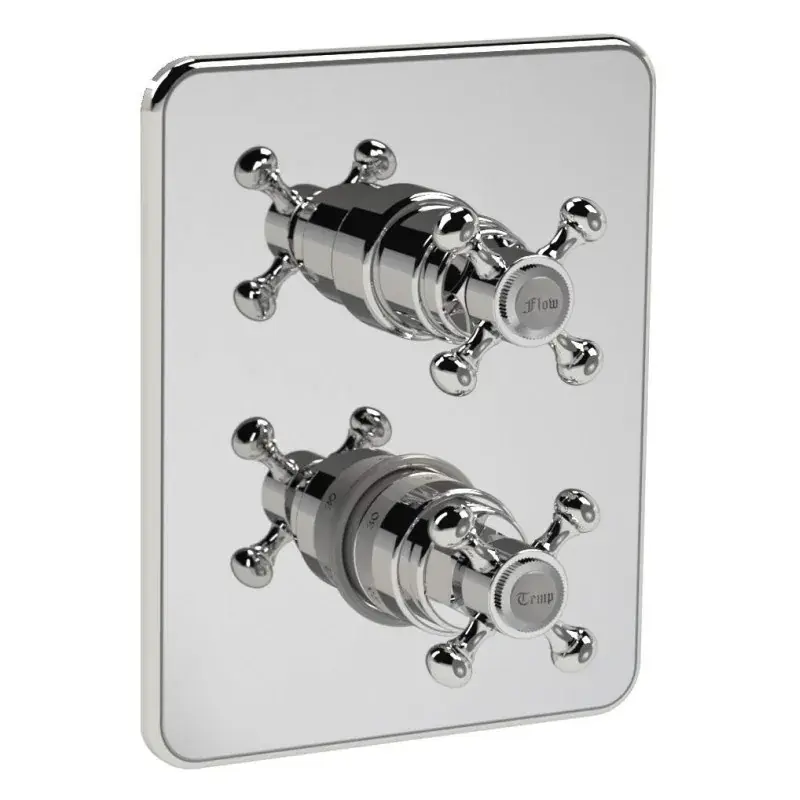 Brause-Einbaumischer mit Platte 160x200 mm Ombg Donegal F126200005 Nuova Collezione