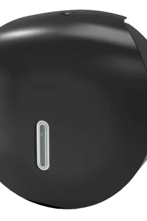 ABS Toilettenpapierspender in mattschwarzer Farbe Tecom 151065NR Reso Gratuito
