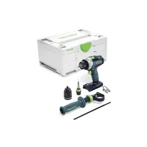 Trapano avvitatore FESTOOL modello 575604 con percussione batteria 18V 4/5.2Ah Esclusivo