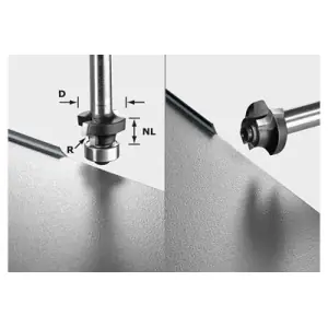 Promozione Esclusiva Fresa FESTOOL modello 499798 raggio concavo per raggi bordi