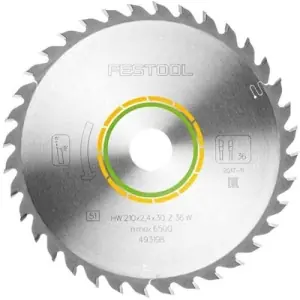 Spedito Oggi Lama universale FESTOOL modello 493198 per sega circolare diametro 210 con 36 denti