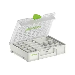 Systainer Organizer FESTOOL modello 204853 per un‘organizzazione chiara e soluzione per il trasporto di minuterie, con coperchio trasparente Direttamente Dal Produttore