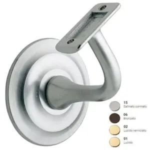 Supporto REGUITTI per corrimano modello 623SU in ottone lucido verniciato Offerta Lampo