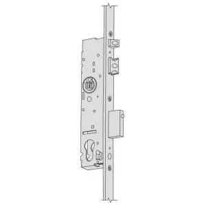 Serratura CISA modello 43235 entrata 35 frontale 24 interasse 92 per porta in acciaio finitura zincato A Buon Prezzo