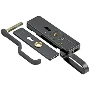 Cariglione COMUNELLO modello 698MC destro per cancello in acciaio finitura nero RAL9005 Super Prezzo