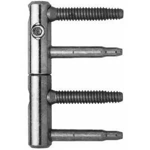Occasione Imperdibile Cerniera regolabile SFS modello 11R diametro 15 lunghezza 92 per serramento in acciaio finitura zincato