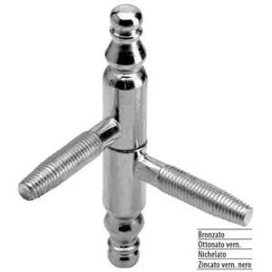 Subito Disponibile Cerniera AGB modello 132 diametro 9 barocco segna segno per porta legno in acciaio finitura ottonato verniciato