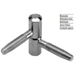 Esclusivo Cerniera AGB modello 118 diametro 13 per porta legno in acciaio finitura ottonato verniciato