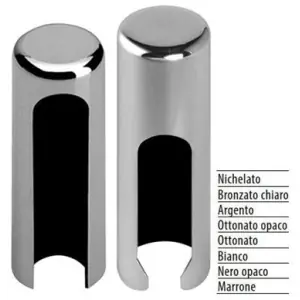 Copertura AGB diametro 16 per cerniera modello TOP per porta legno in abs finitura nichelato Scelto Dai Clienti