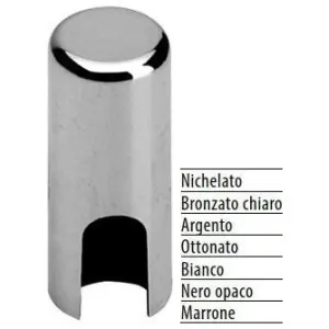 Pagamento Sicuro Copertura AGB diametro 14 per cerniera modello 159 per porta legno in abs finitura bianco Ral9010