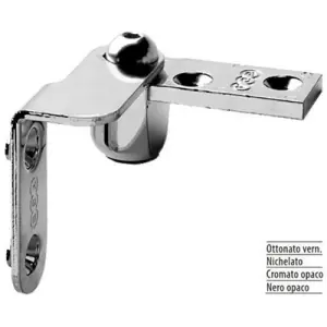 Cerniera AGB modello 2R spessore 41mm per porta filo in acciaio finitura nichelato Offerta Del Giorno