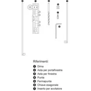 Scatola attrezzi guida AGB applicazione a battente per cerniera modello TOP e 3D diametro 14 e 16 Prezzo Scontato